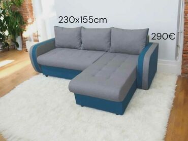 Sofe i kaučevi: Ugaone i ležajne garniture – Nameštaj Rilex - Model 1: kompaktna — 9