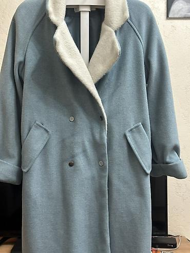 max mara пальто цена: Пальто, Классика, Осень-весна, По колено, Двубортная модель, L — 1