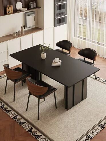 Столы для зала: Обеденные группы S&S — Бишкек - Современный обеденный стол с at lalafo.kg — 9 Столы для зала: Обеденные группы S&S — Бишкек - Современный обеденный стол с — 9