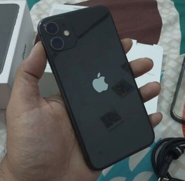 Avtoelektronika: IPhone 11, 128 GB, Qara, Face ID