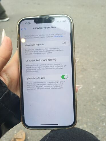 ayfon üçün ekran sekilleri: IPhone 13, 128 GB, Midnight, Face ID