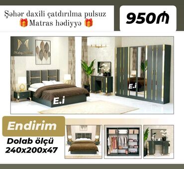 Dolablar: İkinəfərlik çarpayı, Dolab, Termo, 2 tumba, Yeni lalafo.az -da Dolablar: İkinəfərlik çarpayı, Dolab, Termo, 2 tumba, Yeni