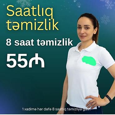paketleme iş: Saatlıq təmizlik və köməkçi xidməti - Saatlıq təmizlik paketləri: • — 1