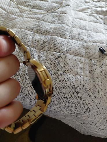 Michael Kors kişi qol saatı - Korpus və qolbaq: qızılı rəngli