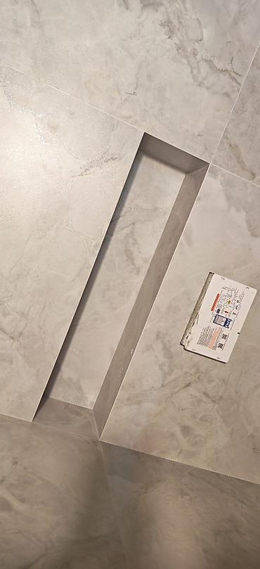 Plitə işləri: Kafel metlag işlerinin görülmesi yüksek keyfiyyet de ve seliqeli şekil — 7