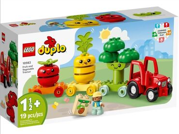 трактор детский: Lego Duplo 10982Фруктово-овощной трактор🚜🥦🍎🥭, рекомендованный