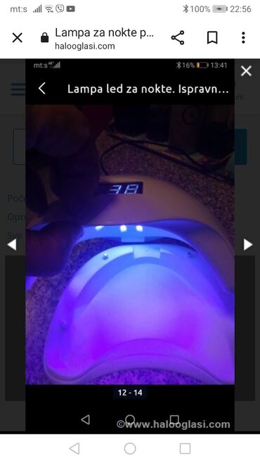 UV i LED lampe za nokte: Lampa led za nokte na dide lepa očuvana kao nova 
 Mirjevo — 3