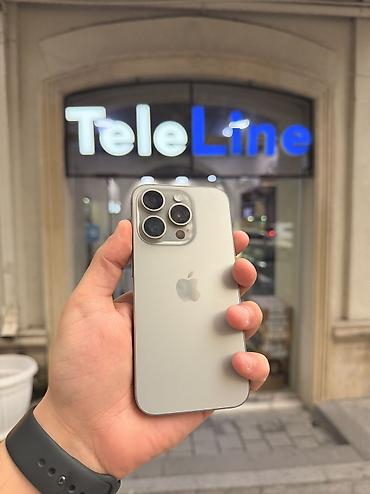 IPhone 15 Pro, 128 GB, Natural Titanium, Zəmanət, Kredit, Simsiz şarj lalafo.az -da IPhone 15 Pro, 128 GB, Natural Titanium, Zəmanət, Kredit, Simsiz şarj