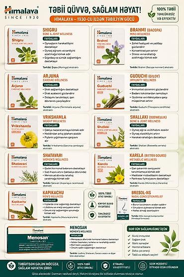 Vitaminlər və BAƏ: Himalaya bitki tərkibli qida əlavələri – təbiətin gücü ilə gündəlik — 3