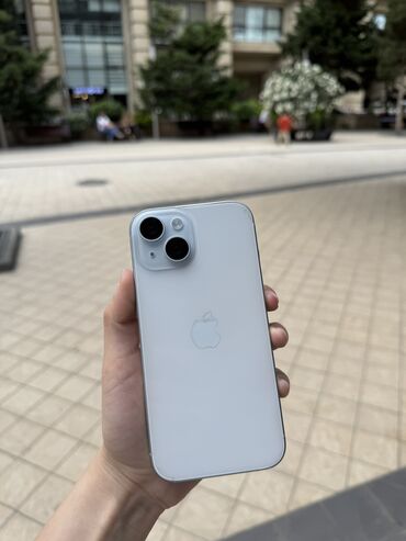 iphone ekranlari: IPhone 15, 128 GB, Blue Titanium, Sənədlərlə, Zəmanət