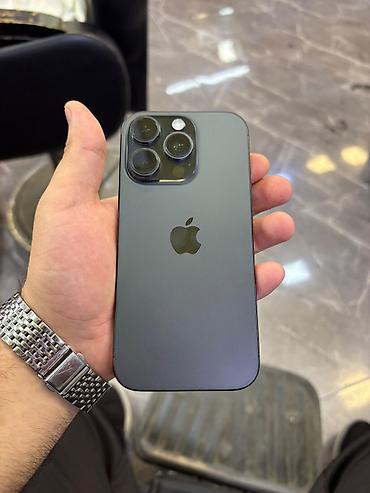 iphone 14 pro ekranı: IPhone 14 Pro, Qara, Face ID — 8