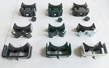 Proizvodi od rolovanog metala, metalni kanali: 🔩 METALNE SPOJNICE CINK + PVC Za stub i panel – 2D i 3D panelne ograde — 8