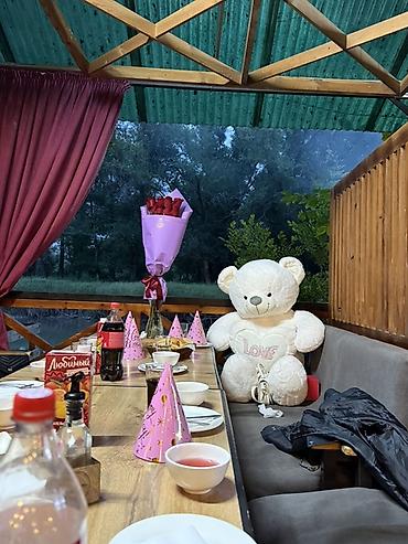 Большой плюшевый мишка «LOVE» примерно см 150-160 - Цвет