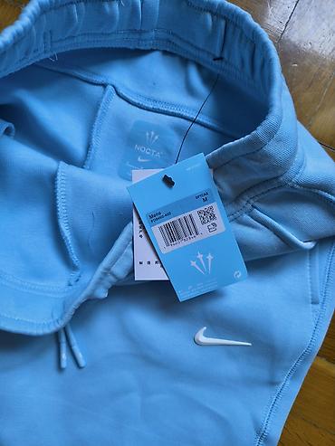 svetleće pidžame: Nike NOCTA muške šorts pantalone – svetloplava boja - Model: Nike x — 3