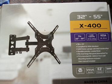 фит экран: Кронштейн для телевизора X-400 - Совместимость с экранами: 32"–55" -