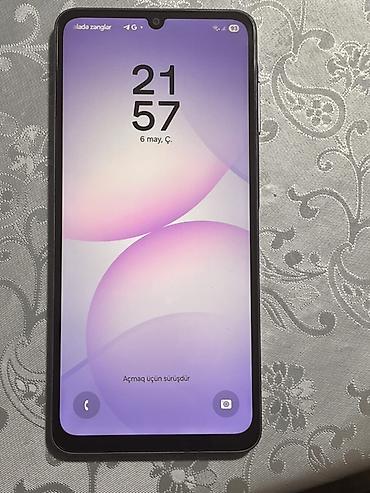 3 g modem: Samsung Galaxy A07, 128 GB, rəng - Bənövşəyi, Sənədlərlə, Zəmanət — 2