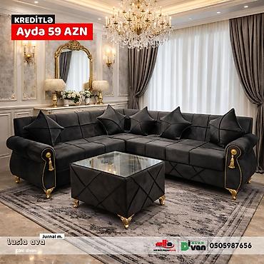 Divanlar: Künc divan, Yeni, Açılan, Bazalı, Parça, Rayonlara çatdırılma — 1