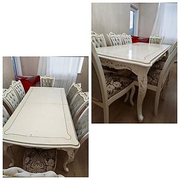 Qonaq otağı üçün, İşlənmiş, 8 stul
