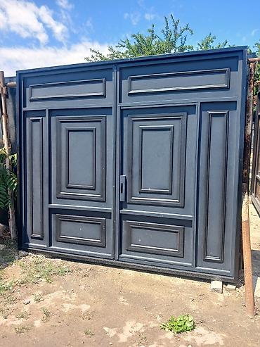 Ворота и комплектующие: İkiqanadlı dəmir darvaza - Material: qalın metaldan hazırlanmış — 1