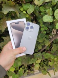 Apple iPhone: IPhone 15 Pro, 128 GB, Natural Titanium, Face ID — 1