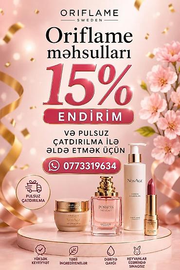 piling: Oriflame məhsulları – 15% endirim • Pulsuz çatdırılma • Yüksək — 1