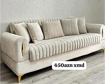 Divanlar: Tek divan – 450 AZN - Müasir dizayn: dərin kapitone tikişlər, qızılı — 39