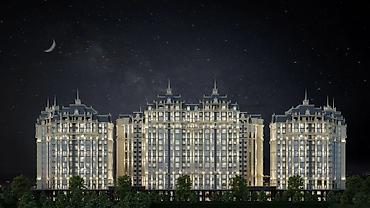 3 комнаты, 113 м², 14 этаж, ПСО (под самоотделку)