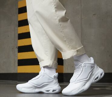 air monarch: Мужские кроссовки, 40.5, Air Jordan, Новый, цвет - Белый, Самовывоз