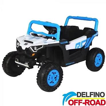Dečiji električni automobili: Quad na akumulator Delfino Off-Road 1588 – Plavi Šifra proizvoda — 1
