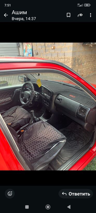 цена гольф: Volkswagen Golf: 1994 г., 1.6 л, Механика, Бензин, Хэтчбэк