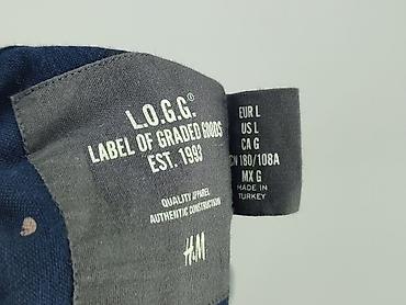 w grochy: H&M L.O.G.G., Koszulа dla mężczyzn, rozmiar L — 5