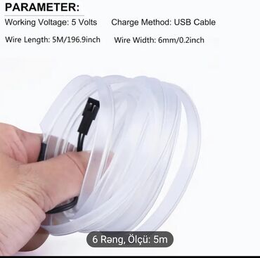 Digər aksesuarlar: Avtomobil üçün ambians işiq mavi rəng 5 metr yenidir pakofqada rəng -da lalafo.az — 6 Digər aksesuarlar: Avtomobil üçün ambians işiq mavi rəng 5 metr yenidir pakofqada rəng — 6