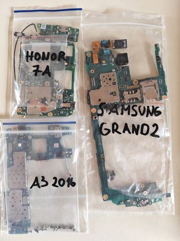 samsung a3 qiymeti teze: Honor 7A, Samsung Grand 2 və A3 2016 modellərin ana platası