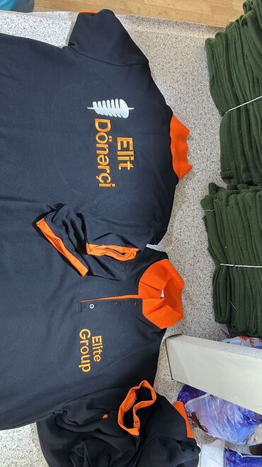 Reklam, çap: UNIFORMALAR İş geyimi tipli polo köynək - Rəng: Qırmızı-qara iki — 20