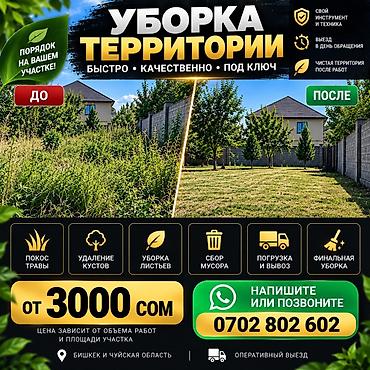 косить: Уборка территории, Уборка двора и сада — 1