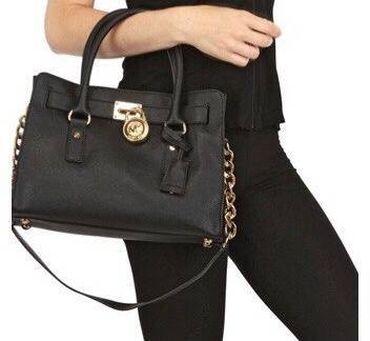 miu miu eynek: Çanta Michael Kors Hamilton, orjinal dəri