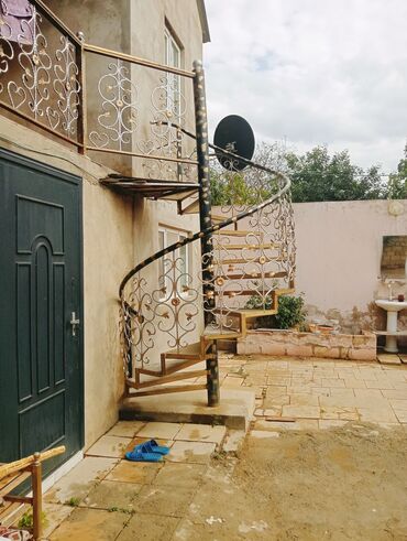 Pilləkən məhəccərləri: Dəmir Vint pilləkən,,15 pilləlidir,,, qalın və keyfiyyətli — 5