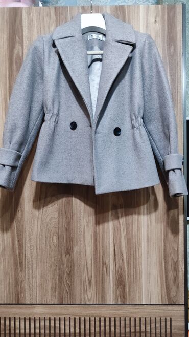Пальто: Пальто 9Fashion Woman, M (EU 38), L (EU 40), цвет - Серый