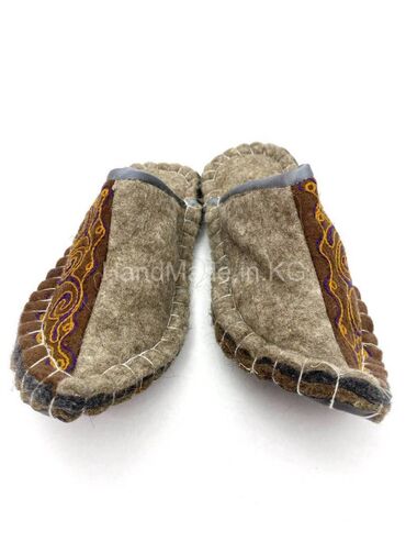 Другая мужская обувь: Войлочные тапочки, остроносые, "ПАДИШАХ", мужские ручной работы — 8