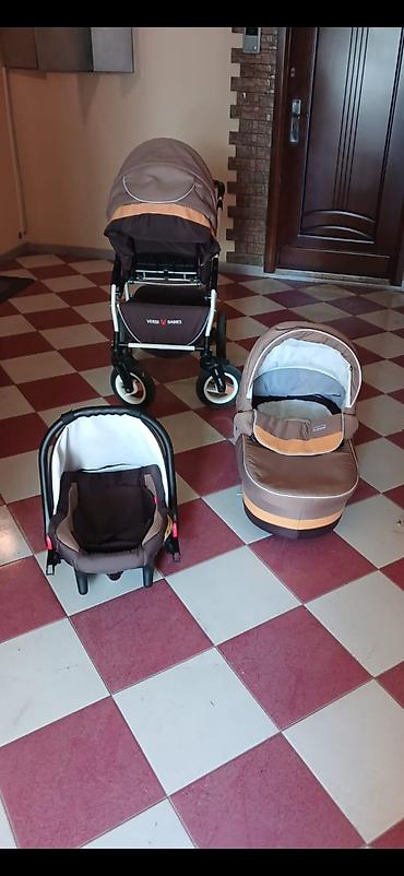 Uşaq arabası dəsti – Verdi Babies 3‑ü 1‑də Komplekt: - Universal