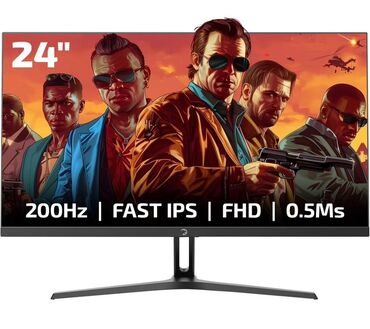 Вилки: Gamepower bull T10 24düym oyun monitoru – 200Hz, Fast IPS, FHD, 0.5ms