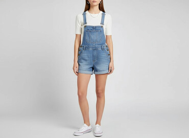reserved krótkie spodenki: Denim Co, Напівкомбінезони жіночі, розмір M