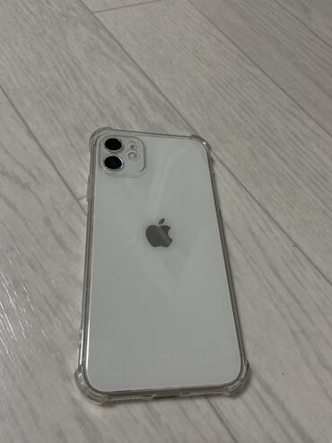 14 про мах айфон: IPhone 11, Б/у, 64 ГБ, White Titanium, Защитное стекло, Чехол, 77 %