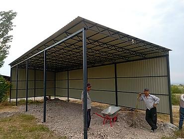 Навесы: Навес, Арочный, Металл, Поликарбонат, Новый, Установка — 13