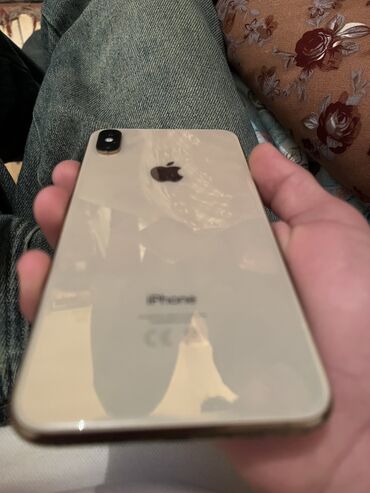 iphone xs maz: IPhone Xs Max, 64 GB, Matte Gold, Simsiz şarj, Face ID