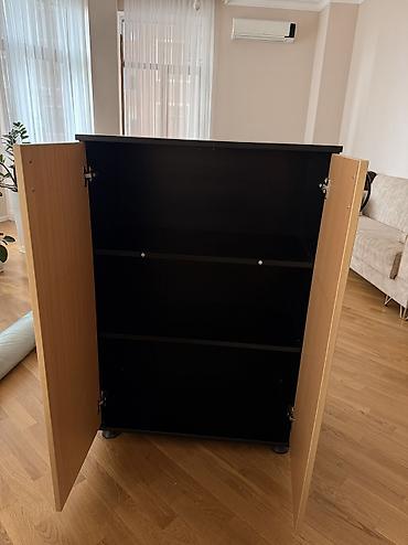 kombi dolab: İki qapılı kompakt şkaf - Material: laminat/LDSP, ağac teksturalı ön — 4