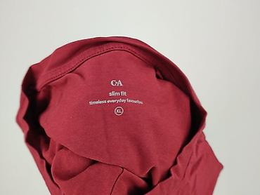 bordowy: C&A, T-shirt damski, rozmiar XL — 4