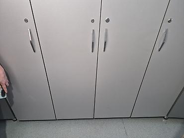 ucuz ofis masası: Ofis üçün dördqapılı şkaf sistemi - Material: laminat/MDFlam — 1