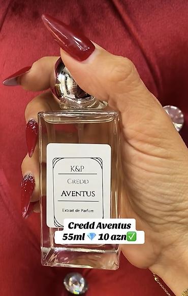 kişi eynəkləri: Məhsul: K&P Credd Aventus – Extrait de Parfum Həcm: 55 ml Qiymət — 1