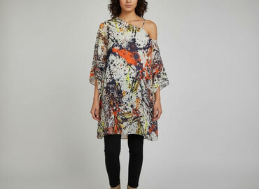 sukienki z krótkim rękawem: One, Women`s dress, size M (EU 38)